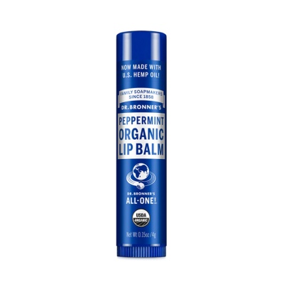 Dr Bronners Peppermint Organic Lip Balm 4g